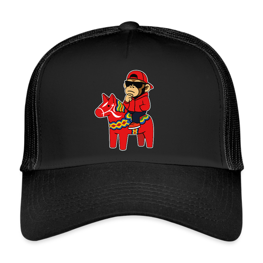 Dalahästapan - black/black