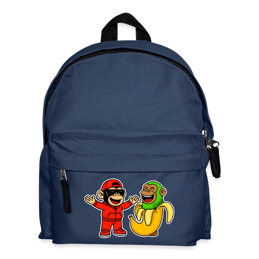 Liten ryggsäck | Chimpanzini bananini - navy