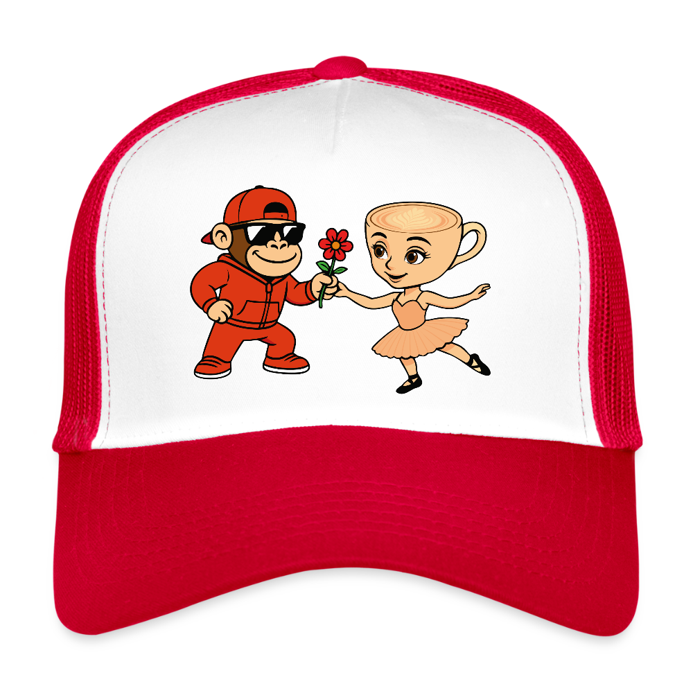 Ballerina cappucina - white/red