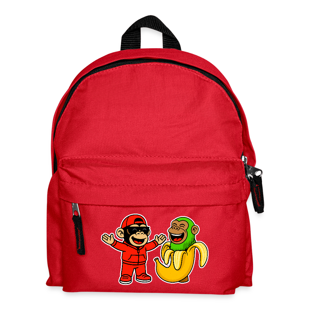 Liten ryggsäck | Chimpanzini bananini - red